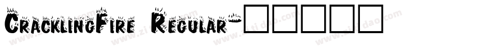 CracklingFire Regular字体转换